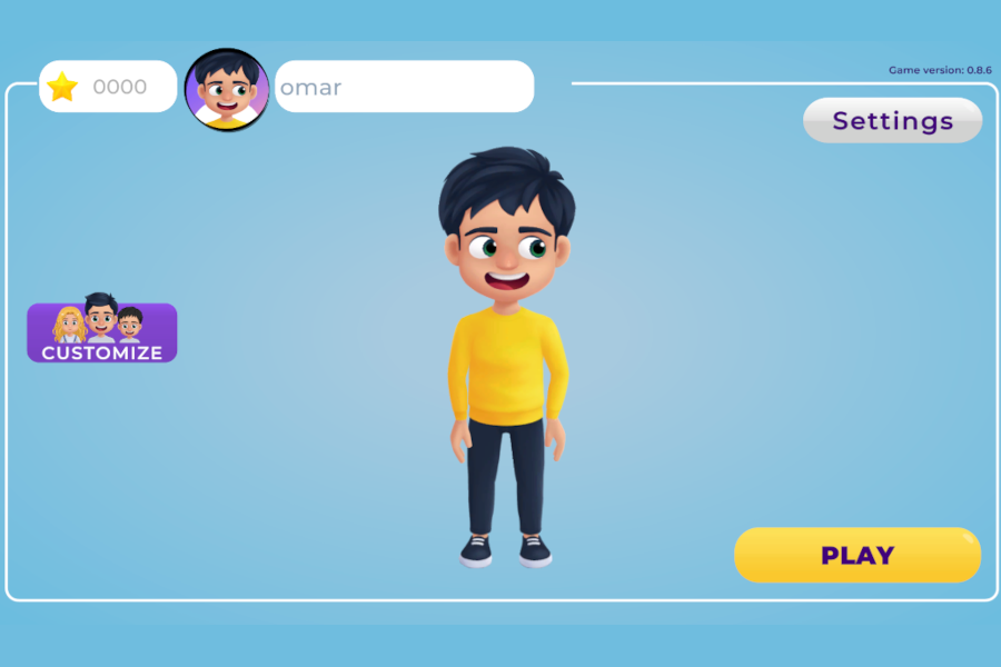 A previously published educational multiplayer trivia game
